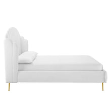 Load image into Gallery viewer, Lana Performance Velvet Queen Wingback Platform Bed by Modway