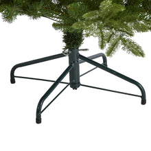 Load image into Gallery viewer, 5' Snowed Grand Teton Artificial Christmas Tree with 150 Clear Lights