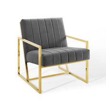 Load image into Gallery viewer, Inspire Channel Tufted Performance Velvet Armchair by Modway