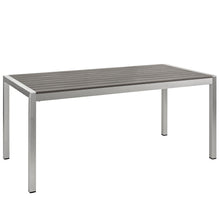 Load image into Gallery viewer, Shore 7 Piece Outdoor Patio Aluminum Dining Set by Modway