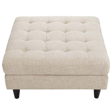 Load image into Gallery viewer, Empress Upholstered Fabric Large Ottoman by Modway