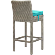 Load image into Gallery viewer, Conduit Outdoor Patio Wicker Rattan Bar Stool by Modway
