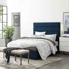 Load image into Gallery viewer, Genevieve Upholstered Fabric Queen Platform Bed by Modway