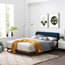Load image into Gallery viewer, Luella Upholstered Fabric Queen Platform Bed by Modway