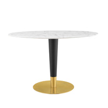 Load image into Gallery viewer, Zinque 48" Oval Artificial Marble Dining Table by Modway