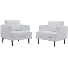 Load image into Gallery viewer, Agile Upholstered Fabric Armchair Set of 2 by Modway