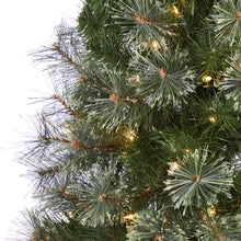 Load image into Gallery viewer, 5' Cashmere Slim Artificial Christmas Tree with 250 Warm White Lights