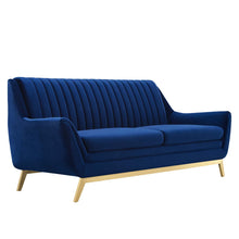Load image into Gallery viewer, Winsome Channel Tufted Performance Velvet Sofa by Modway