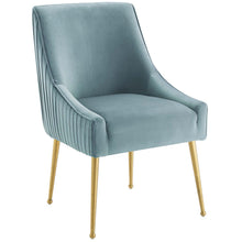 Load image into Gallery viewer, Discern Pleated Back Upholstered Performance Velvet Dining Chair Set of 2 by Modway