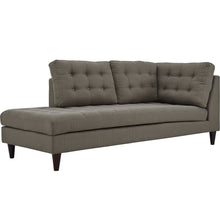 Load image into Gallery viewer, Empress 2 Piece Upholstered Fabric Left Facing Bumper Sectional by Modway