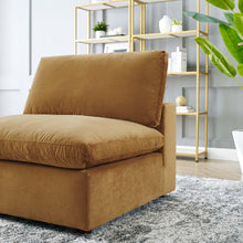 Load image into Gallery viewer, Commix Down Filled Overstuffed Performance Velvet Armless Chair by Modway