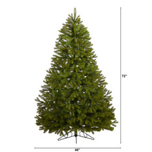 Load image into Gallery viewer, 6' Cambridge Spruce Flat Back Artificial Christmas Tree