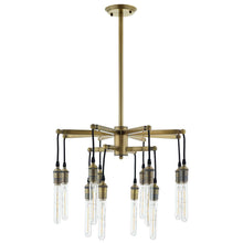 Load image into Gallery viewer, Resolve Antique Brass Ceiling Light Pendant Chandelier by Modway