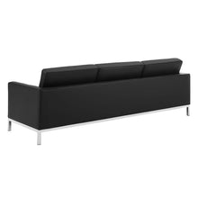 Load image into Gallery viewer, Loft Tufted Upholstered Faux Leather Sofa and Armchair Set by Modway