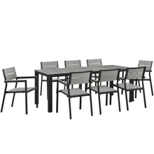 Load image into Gallery viewer, Maine 9 Piece Outdoor Patio Dining Set by Modway