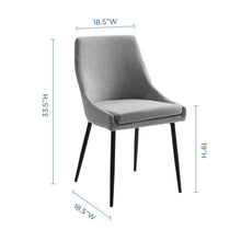 Load image into Gallery viewer, Viscount Upholstered Fabric Dining Chairs Set of 2 by Modway