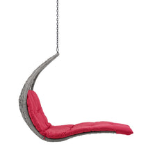 Load image into Gallery viewer, Landscape Hanging Chaise Lounge Outdoor Patio Swing Chair by Modway