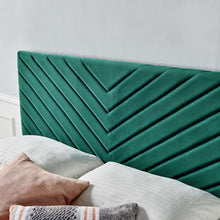 Load image into Gallery viewer, Alyson Angular Channel Tufted Performance Velvet Twin Headboard by Modway