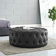 Load image into Gallery viewer, Amour Upholstered Vinyl Ottoman by Modway