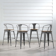 Load image into Gallery viewer, Promenade Bar Stool Set of 4 by Modway