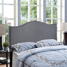 Load image into Gallery viewer, Curl Nailhead Upholstered Queen Headboard by Modway