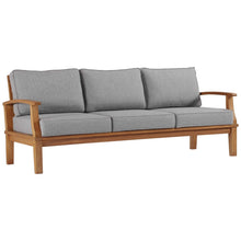 Load image into Gallery viewer, Marina Outdoor Patio Teak Sofa by Modway