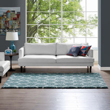 Load image into Gallery viewer, Solvea Moroccan Trellis 5x8 Shag Area Rug by Modway