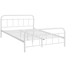 Load image into Gallery viewer, Maisie Stainless Steel Queen Bed Frame by Modway