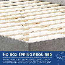 Load image into Gallery viewer, Sierra Cane and Wood Full Platform Bed With Splayed Legs by Modway