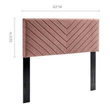 Load image into Gallery viewer, Alyson Angular Channel Tufted Performance Velvet Full / Queen Headboard by Modway