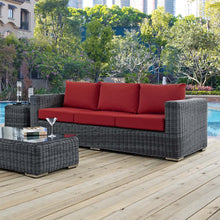 Load image into Gallery viewer, Summon Outdoor Patio Sunbrella¨ Sofa by Modway