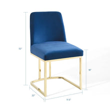 Load image into Gallery viewer, Amplify Sled Base Performance Velvet Dining Chairs Set of 2 by Modway