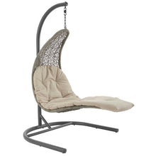 Load image into Gallery viewer, Landscape Hanging Chaise Lounge Outdoor Patio Swing Chair by Modway