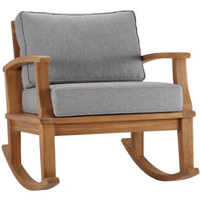 Load image into Gallery viewer, Marina Outdoor Patio Teak Rocking Chair by Modway