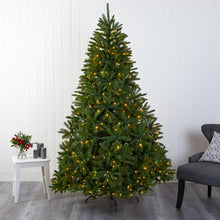 Load image into Gallery viewer, 7' Sierra Spruce 'Natural Look' Artificial Christmas Tree w/ 500 Clear LED Light