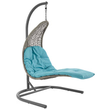 Load image into Gallery viewer, Landscape Hanging Chaise Lounge Outdoor Patio Swing Chair by Modway
