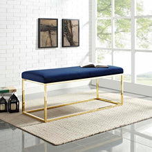 Load image into Gallery viewer, Anticipate Fabric Bench by Modway