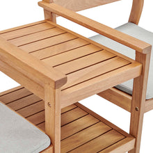Load image into Gallery viewer, Viewscape Outdoor Patio Ash Wood Jack and Jill Chair Set by Modway