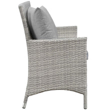 Load image into Gallery viewer, Bridge 4 Piece Outdoor Patio Patio Conversation Set with Pillow Set by Modway