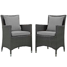 Load image into Gallery viewer, Sojourn 2 Piece Outdoor Patio Sunbrella¨ Dining Set by Modway