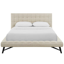 Load image into Gallery viewer, Julia Biscuit Tufted Upholstered Fabric Queen Platform Bed by Modway