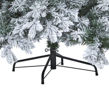 Load image into Gallery viewer, 8' Flocked Vermont Mixed Pine Artificial Christmas Tree with 600 LED Lights