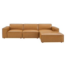 Load image into Gallery viewer, Restore 4-Piece Vegan Leather Sectional Sofa by Modway