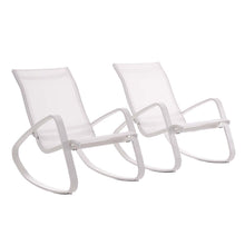 Load image into Gallery viewer, Traveler Outdoor Patio Mesh Sling Rocking Lounge Chair Set of 2 by Modway
