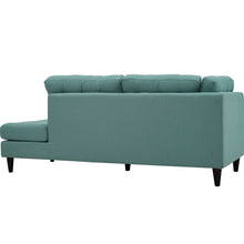 Load image into Gallery viewer, Empress Upholstered Fabric Right Facing Bumper by Modway