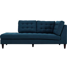 Load image into Gallery viewer, Empress Upholstered Fabric Left Facing Bumper by Modway