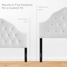 Load image into Gallery viewer, Sovereign Diamond Tufted Performance Velvet Full Headboard by Modway