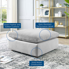 Load image into Gallery viewer, Commix Down Filled Overstuffed Performance Velvet Ottoman by Modway