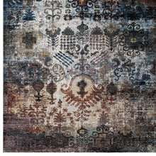 Load image into Gallery viewer, Success Tahira Transitional Distressed Vintage Floral Moroccan Trellis 4x6 Area Rug by Modway
