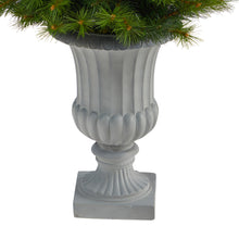 Load image into Gallery viewer, 4.5' Green Valley Pine Artificial Christmas Tree w/ 100 Warm White LED Lights